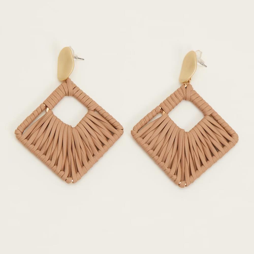 Phase Eight Woven Square Drop Earrings